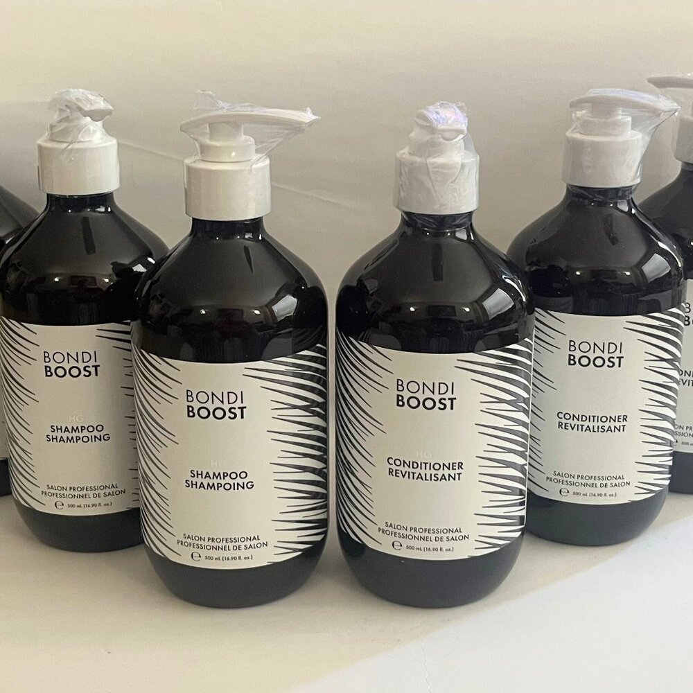 Bondi Boost HG Shampoo & Conditioner 6 New Bottles (3+3) 16.9oz/500ml Each